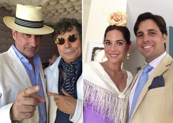 Famosos en la feria de Abril 