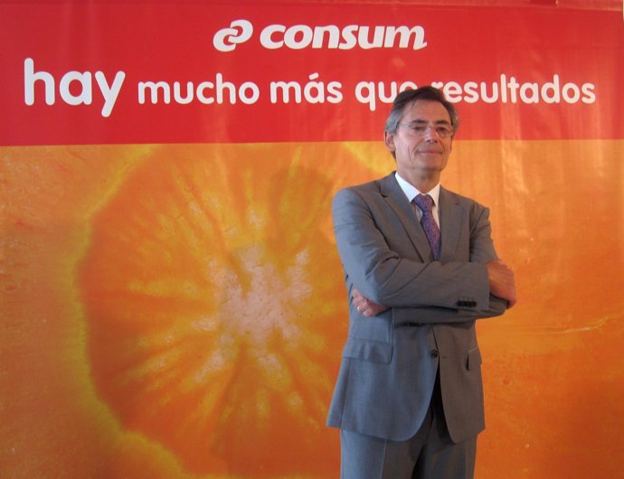 El director general de Consum, Juan Luis Durich, presenta resultados de 2013.