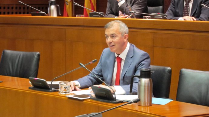 El consejero de Hacienda y Administración Pública de Aragón, Javier Campoy