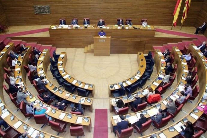 Pleno de las Corts Valencianes