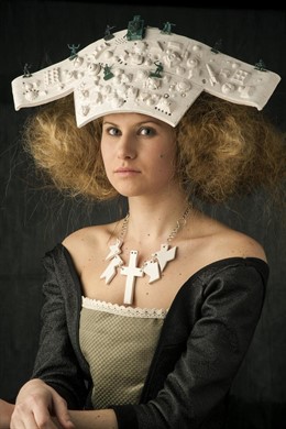 Cuadro renacentista interpretado por un estudiante