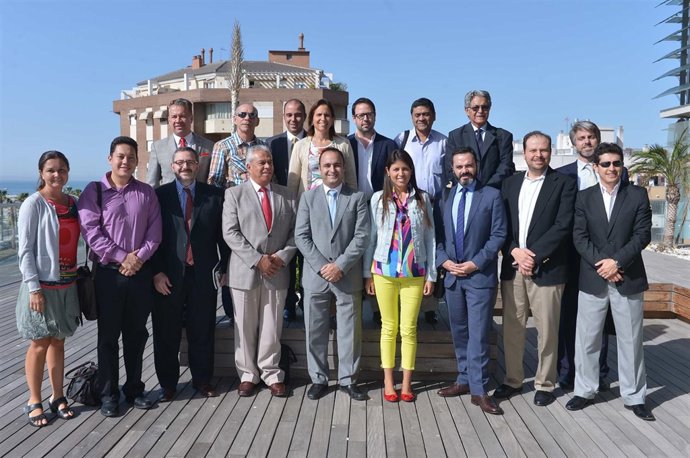 Concejal Innovación Mario Cortés con alcaldes Latinoamérica smart city Málaga