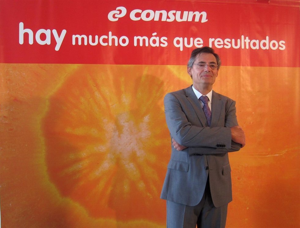 El director general de Consum, Juan Luis Durich, presenta resultados de 2013.