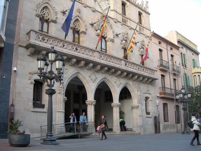 Fachada del Ayuntamiento de Terrassa