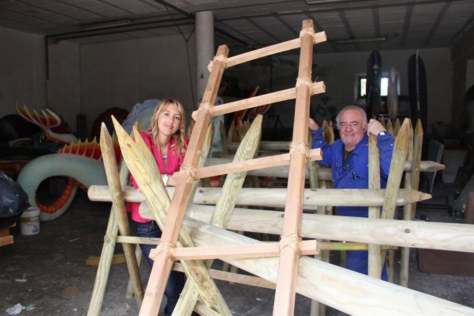 Barricadas para la recreación de la Toma del Rastrillar