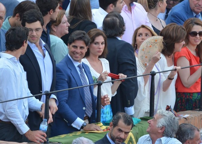Fran Rivera y Lourdes Montes en los toros