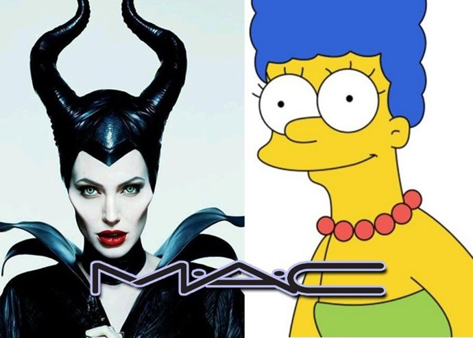Maléfica y Marge Simpson, las apuestas de los cosméticos MAC 
