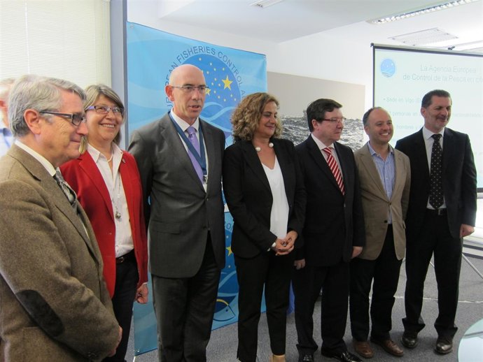 Acto en la Agencia de Control de Pesca en Vigo