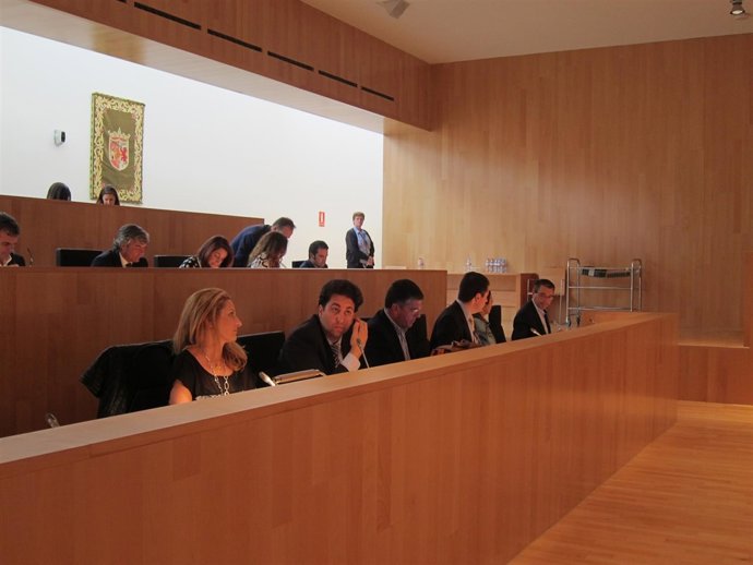 Abdeslam Lucena en el pleno de la Diputación de Málaga