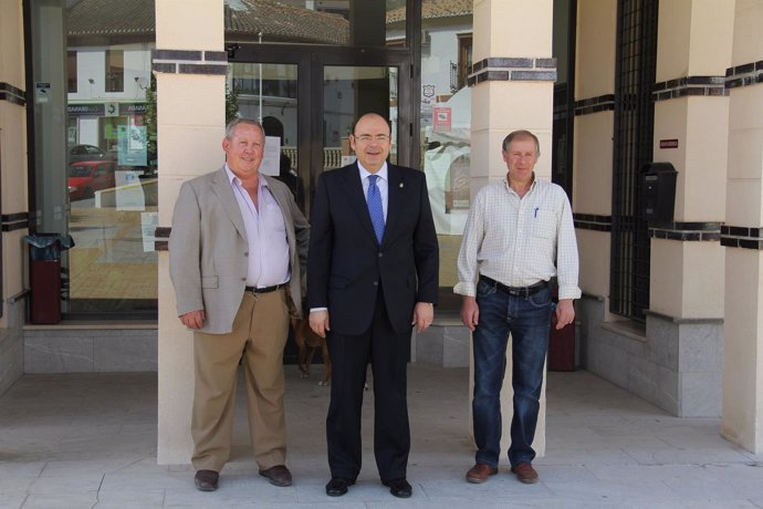 Visita del presidente de Diputación a Diezma