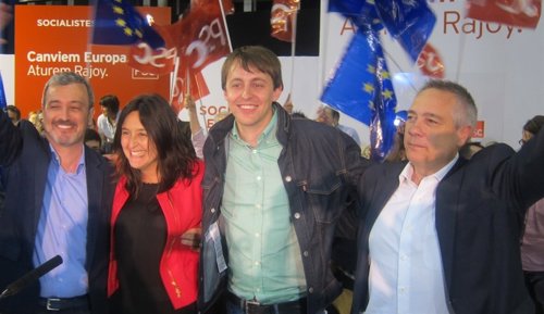 J. Collboni, E. Niubó, J. López y P. Navarro, PSC