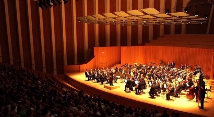 Imagen de archivo de una banda en el Palau de les Arts