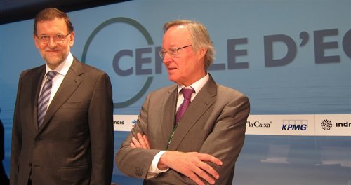 Mariano Rajoy y Josep Piqué en la Reunión de 2014