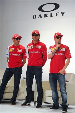 Kimi Raikonnen, Marc Gené y Pedro Martínez de la Rosa