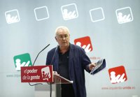 Cayo Lara achaca la moción de censura a un "carácter electoralista"