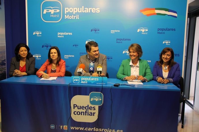 Carlos Rojas en rueda de prensa en Motril