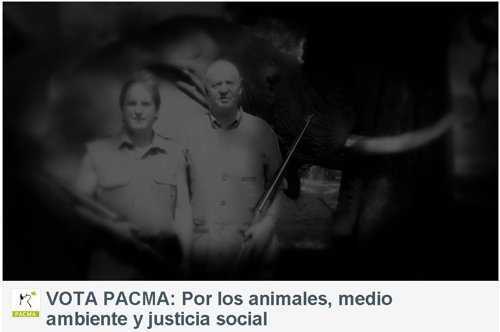 Fotograma del vídeo de PACMA anulado por la Junta Electoral Central