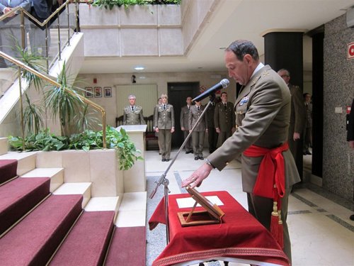 Nuevo comandante militar de Navarra, Álvaro Michael Sacristán