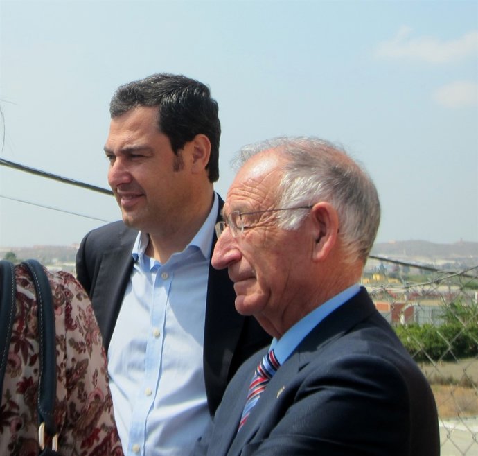 Juan Manuel Moreno, en Viator (Almería)