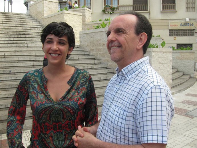 Toni Morillas IU y Rafael Rodríguez campaña 25M europeas