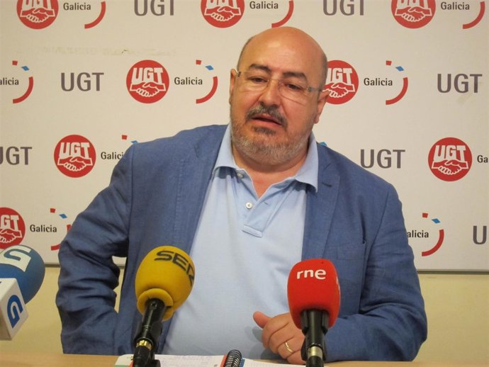 El secretario general de Unións Agrarias (UU.AA.), Roberto García