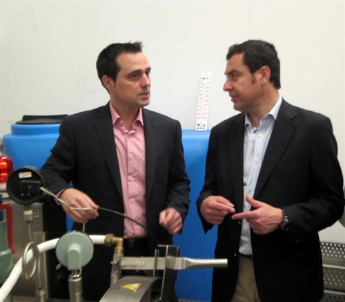 Juan Manuel Moreno, en Almería