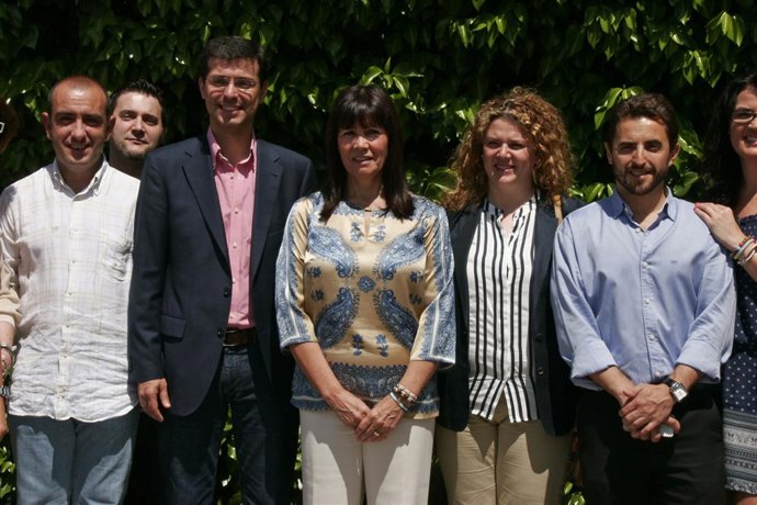 Micaela Navarro y Cristóbal Fernández (PSOE) en Ronda