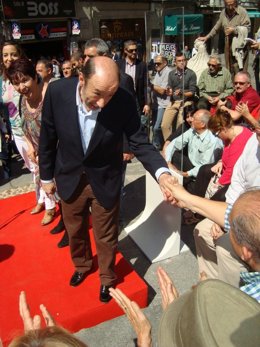 Visita de Rubalcaba en Segovia