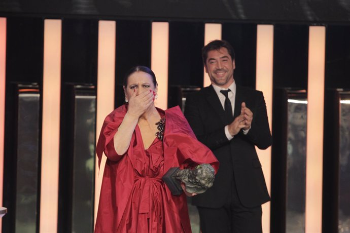 Terele Pávez en los Premios Goya 2014