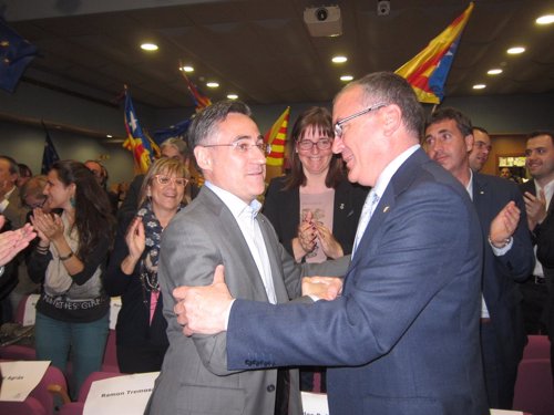 Ramon Tremosa y el alcalde de Reus, Carles Pellicer