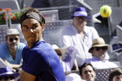 Rafael Nadal en el Mutua Madrid Open