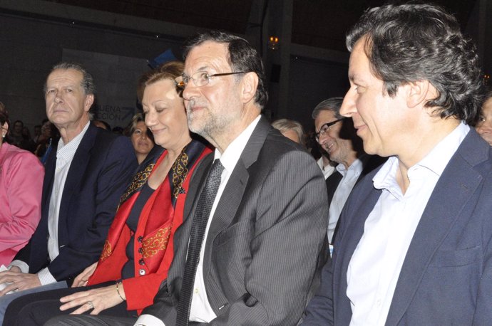 Rajoy, junto a Luisa Fernanda Rudi