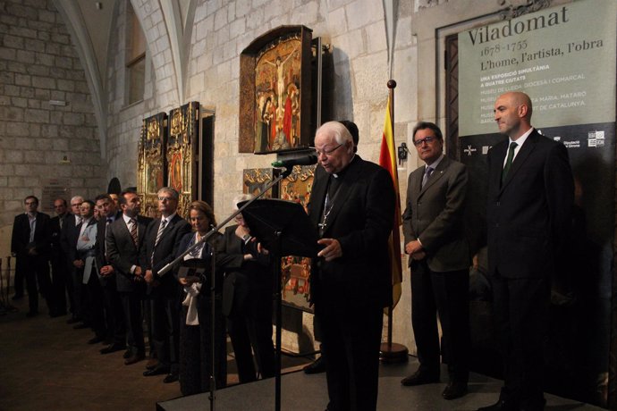 Artur Mas inaugura la exposición ‘El pintor Antoni Viladomat’