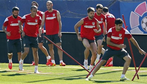 Diego Costa Atlético entrenamiento