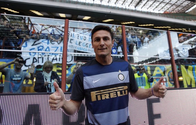 El Inter golea a la Lazio en la despedida de Zanetti del Giuseppe Meazza