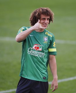 El jugador brasileño David Luiz