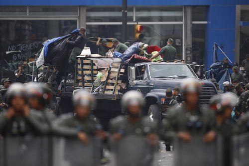 Operativo policial en Chacao