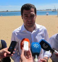 Moreno vuelve a pedir a Díaz un debate en RTVA para fomentar la participación el 25M