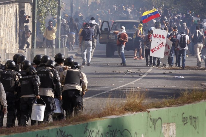 Venezuela está en una crisis política y social desde el mes de febrero