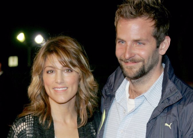 Actress Jennifer Esposito and Actor Bradley Cooper a