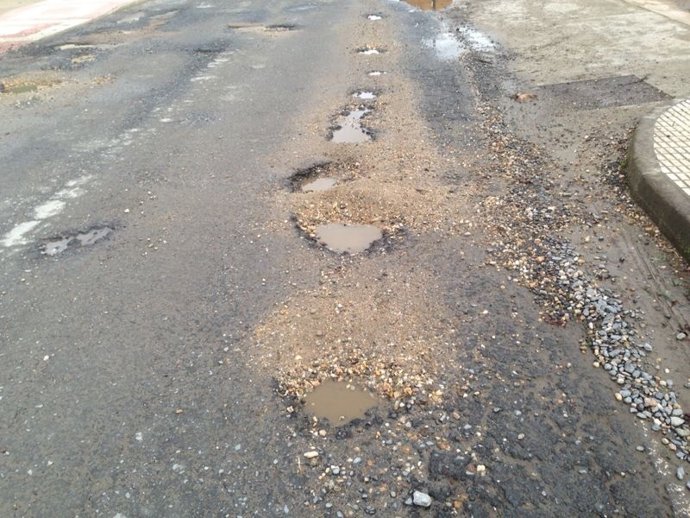Baches en carretera