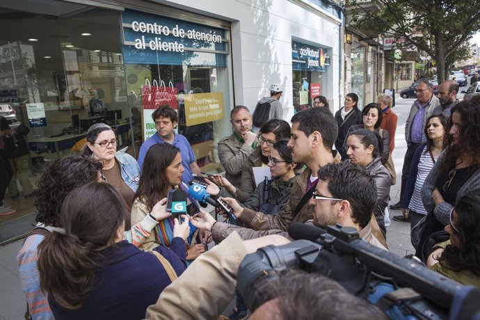 Acto de Ana Miranda (BNG) en A Coruña