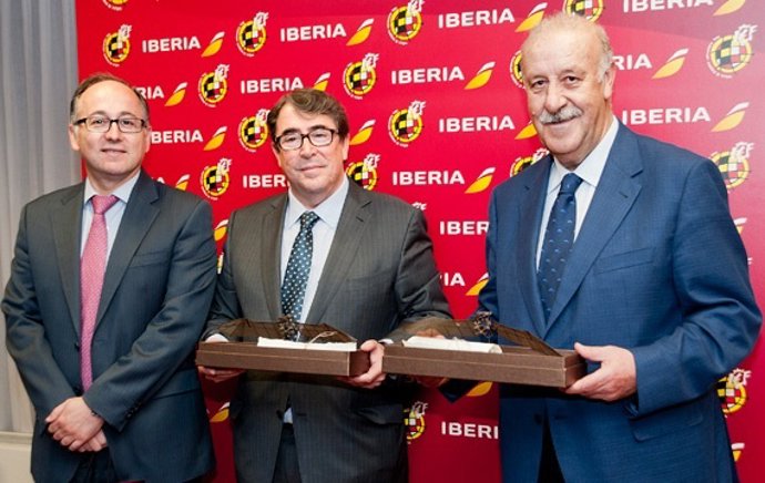 Luis Gallego, Jorge Pérez y Vicente del Bosque