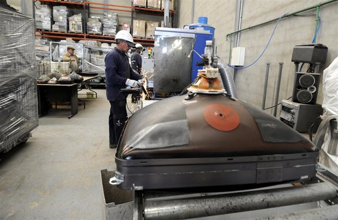 Taller de reciclaje de televisores              