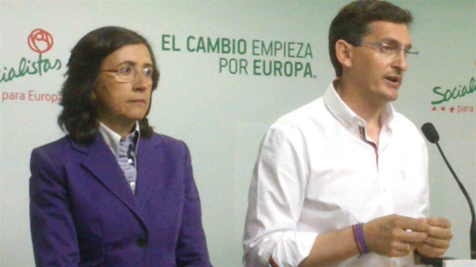 Rosa Aguilar y José Luis Sánchez Teruel (PSOE)