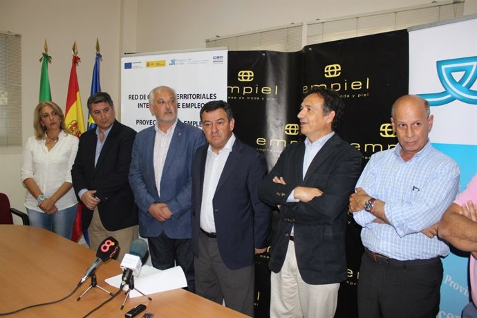 Loaiza, en un acto con empresarios en Ubrique