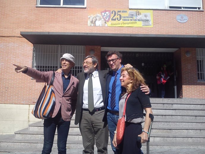 Lissavetzky durante su visita al colegio Ciudad de los Muchachos