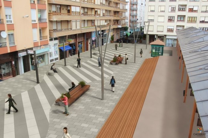 Proyecto de semipeatonalización de las calles Eulogio Fernández y Constitución