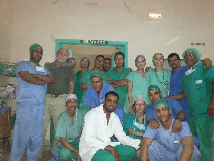 Profesionales jiennenses que participan en la misión a Tindouf
