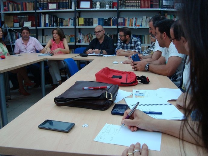 Reunión del PSOE de Jaén con la asociación vecinal Passo